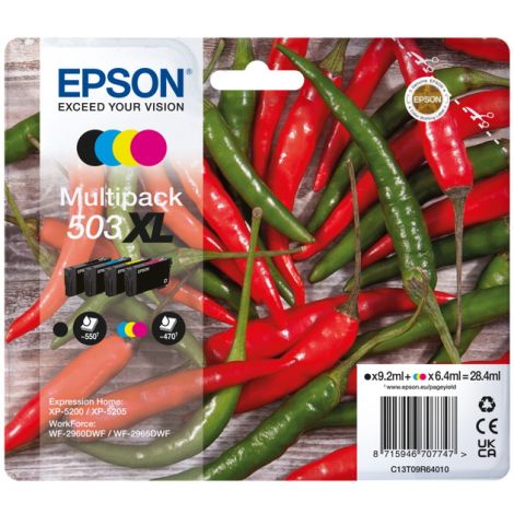 Cartridge Epson 503XL, C13T09R64010, T09R640, CMYK, multipack, originál