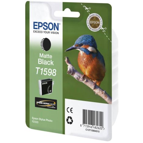 Cartridge Epson T1598, matná čierna (matte black), originál