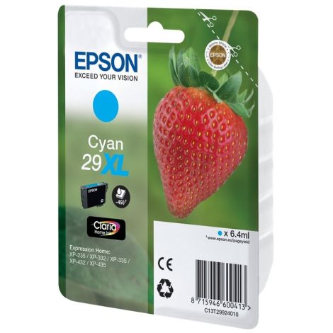 Cartridge Epson T2992 (29XL), C13T29924012, azúrová (cyan), originál