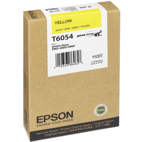 Cartridge Epson T6054, žltá (yellow), originál