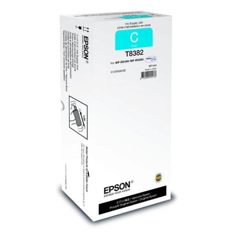 Cartridge Epson T8382, C13T838240, azúrová (cyan), originál