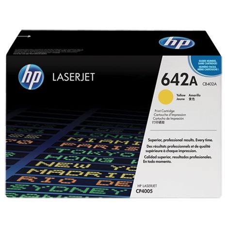 Toner HP CB402A (642A), žltá (yellow), originál