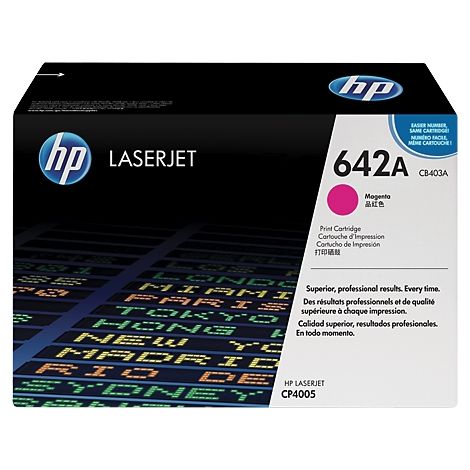 Toner HP CB403A (642A), purpurová (magenta), originál