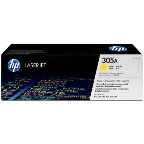 Toner HP CE412A (305A), žltá (yellow), originál