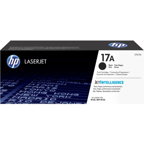 Toner HP CF217A (17A), čierna (black), originál