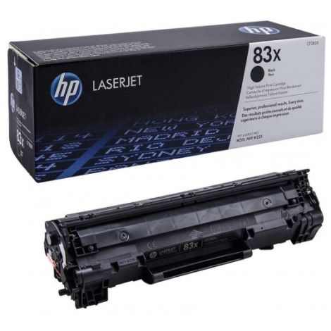 Toner HP CF283X (83X), čierna (black), originál