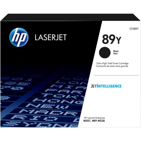 Toner HP CF289Y (89Y), čierna (black), originál