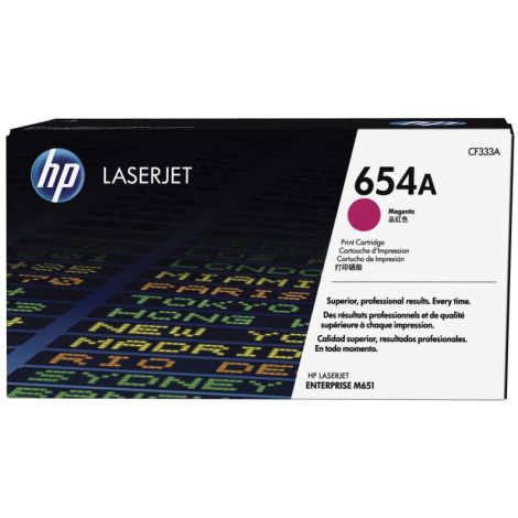 Toner HP CF333A (654A), purpurová (magenta), originál