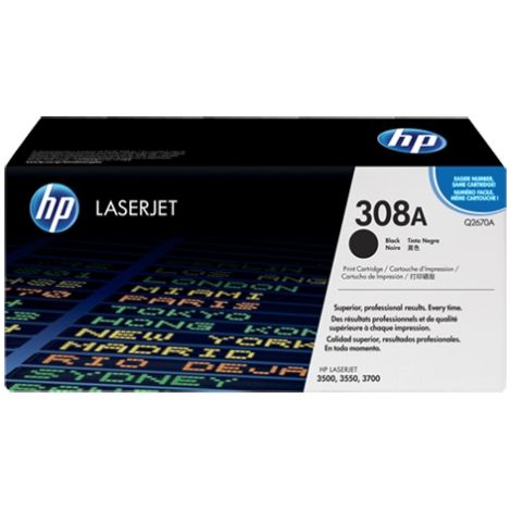 Toner HP Q2670A (308A), čierna (black), originál