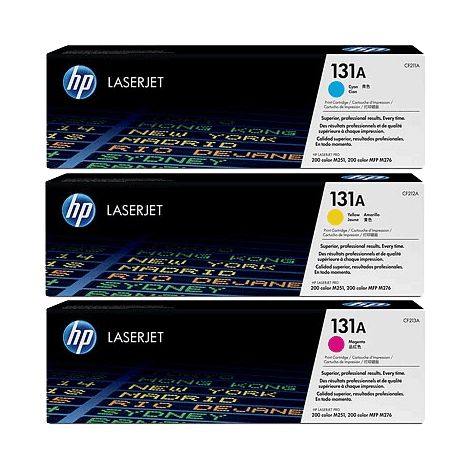 Toner HP U0SL1AM (131A), trojbalenie, multipack, originál