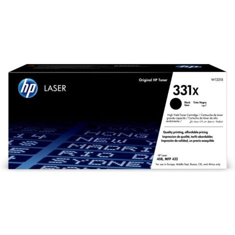 Toner HP 331X, W1331X, čierna (black), originál