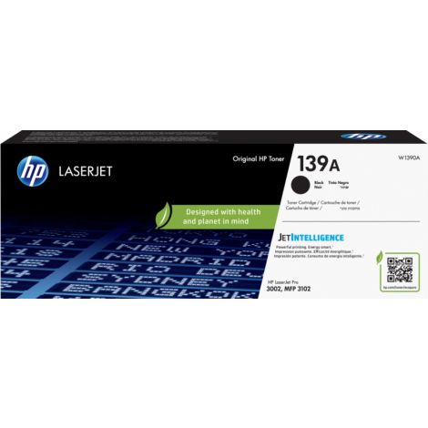 Toner HP 139A, W1390A, čierna (black), originál