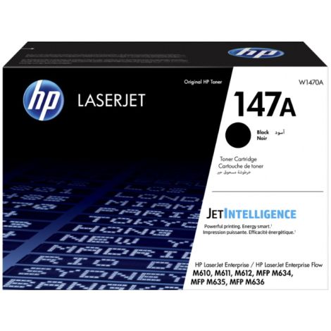 Toner HP 147A, W1470A, čierna (black), originál