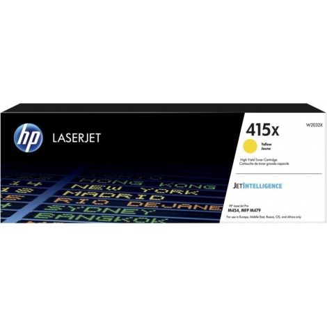 Toner HP W2032X (415X), žltá (yellow), originál