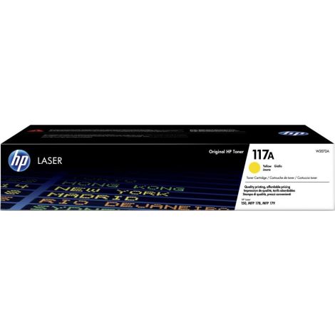 Toner HP W2072A (117A), žltá (yellow), originál