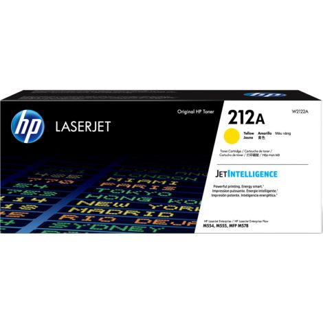 Toner HP 212A, W2122A, žltá (yellow), originál