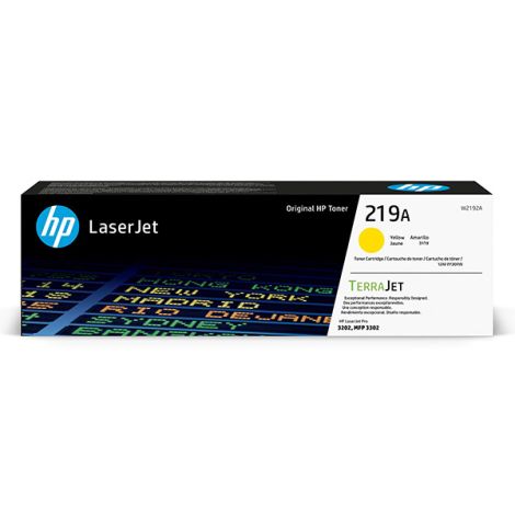 Toner HP 219A, W2192A, žltá (yellow), originál