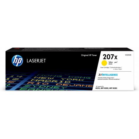 Toner HP W2212X (207X), žltá (yellow), originál