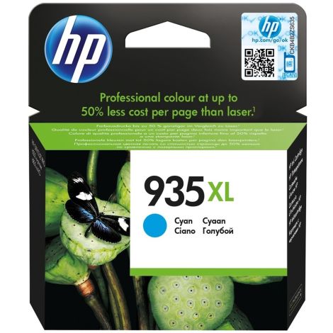 Cartridge HP 935 XL (C2P24AE), azúrová (cyan), originál