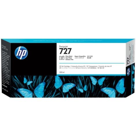 Cartridge HP 727, F9J79A, foto čierna (photo black), originál