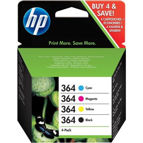 Cartridge HP 364 (J3M82AE) CMYK, štvorbalenie, multipack, originál