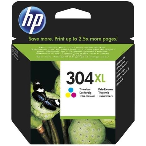 Cartridge HP 304 XL (N9K07AE), farebná (tricolor), originál