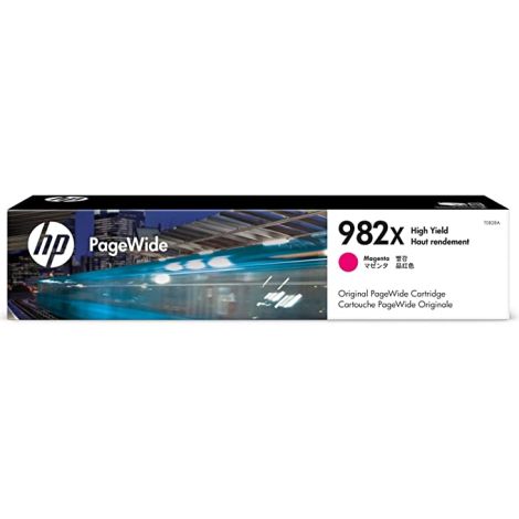 Cartridge HP 982X, T0B28A, purpurová (magenta), originál