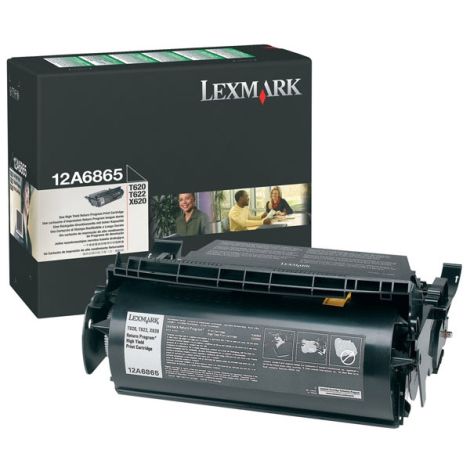 Toner Lexmark 12A6865 (T620, T622, X620), čierna (black), originál