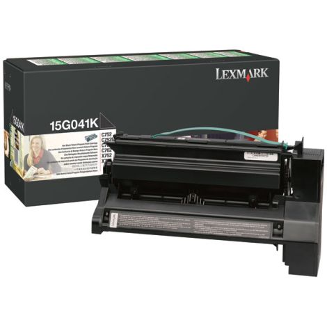 Toner Lexmark 15G041K (C752), čierna (black), originál