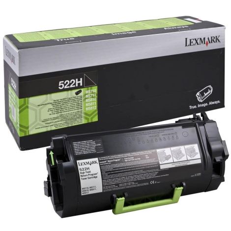 Toner Lexmark 522H, 52D2H00 (MS810, MS811, MS812), čierna (black), originál