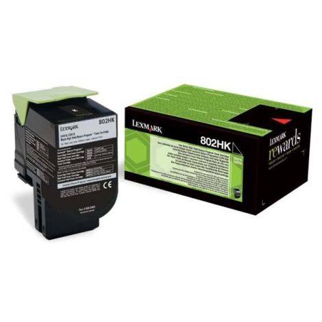 Toner Lexmark 802HK, 80C2HK0 (CX410, CX510), čierna (black), originál