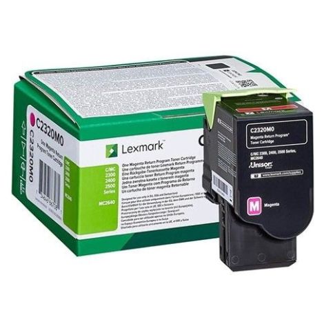 Toner Lexmark C2320M0 (MC2640, C2535, C2425, MC2425, MC2535), purpurová (magenta), originál