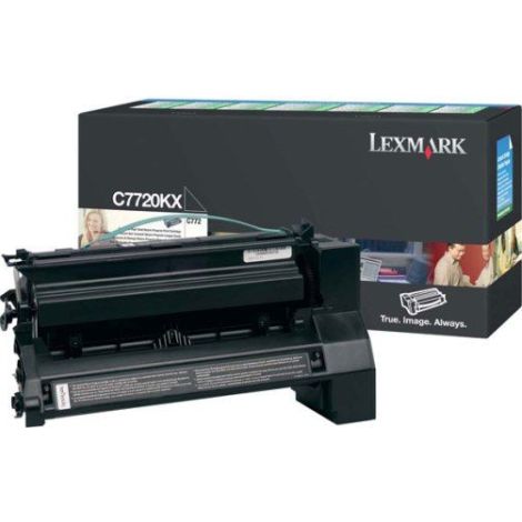 Toner Lexmark C7720KX (C772, X772), čierna (black), originál