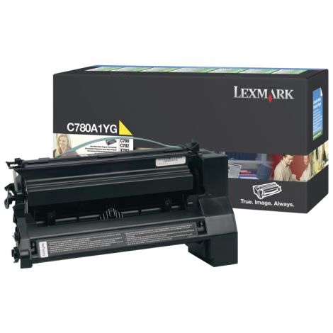 Toner Lexmark C780A1YG (C780, C782, X782), žltá (yellow), originál