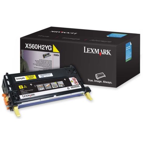 Toner Lexmark X560H2YG (X560), žltá (yellow), originál