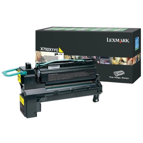 Toner Lexmark X792X1YG (X792), žltá (yellow), originál