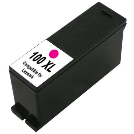 Cartridge Lexmark 14N1070E no. 100 XL, purpurová (magenta), alternatívny