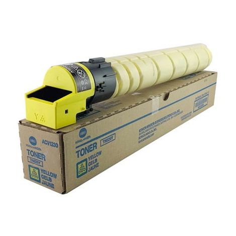 Toner Konica Minolta TN626Y, ACV1250, žltá (yellow), originál