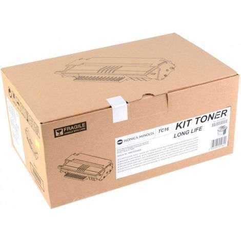 Toner Konica Minolta TC-16, 9967000465 (1600F), čierna (black), originál