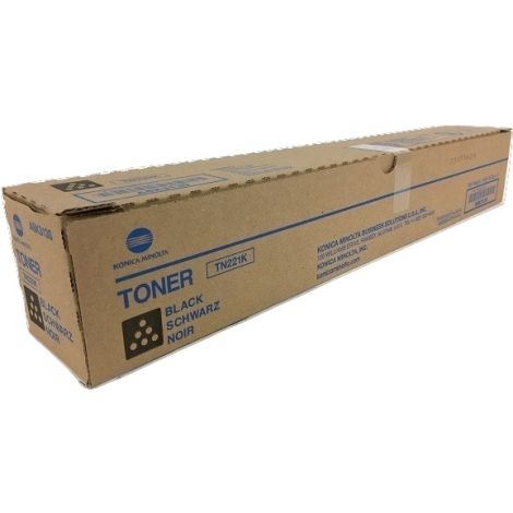 Toner Konica Minolta TN221K, A8K3150, čierna (black), originál