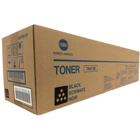 Toner Konica Minolta TN413K, A0TM151, čierna (black), originál