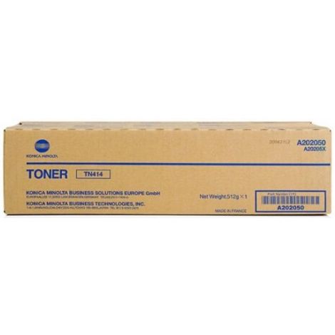 Toner Konica Minolta TN414, A202050, čierna (black), originál