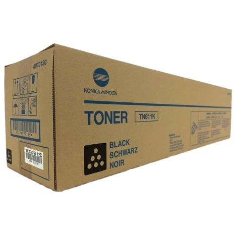 Toner Konica Minolta TN611K, A070150, čierna (black), originál