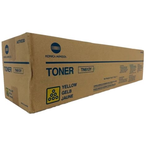 Toner Konica Minolta TN613Y, A0TM250, žltá (yellow), originál