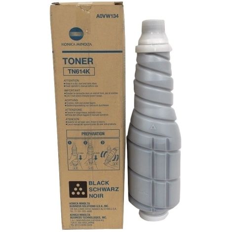 Toner Konica Minolta TN614K, A0VW154, čierna (black), originál