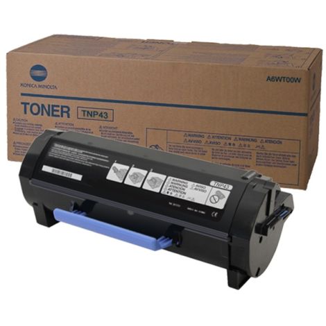 Toner Konica Minolta TNP43, A6WT00W, čierna (black), originál