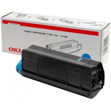 Toner OKI 42804507 (C5200, C5400), azúrová (cyan), originál