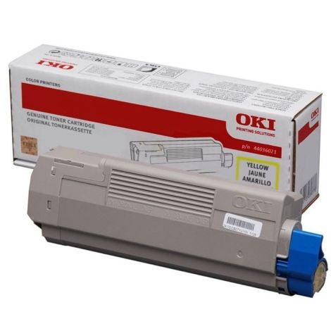 Toner OKI 44036021 (C910, C920), žltá (yellow), originál