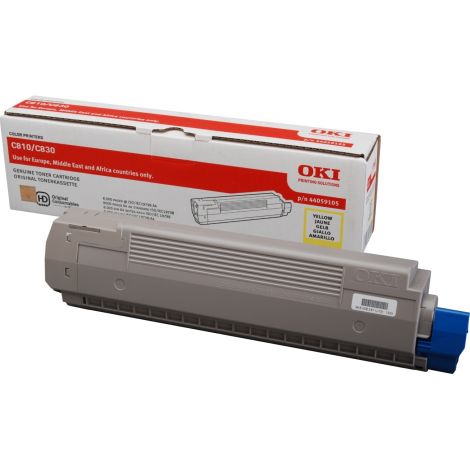 Toner OKI 44059105 (C810, C830), žltá (yellow), originál