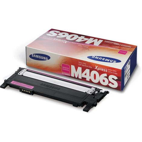 Toner Samsung CLT-M406S, purpurová (magenta), originál